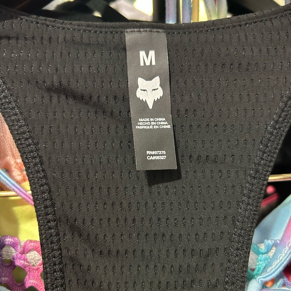 Fox Black Racerback Performance Sports Bra - Picture 2 of 6